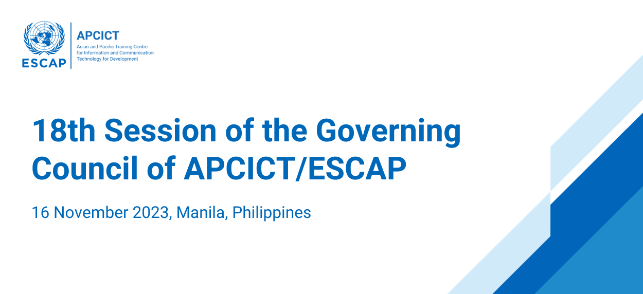 Eighteenth Session of the Governing Council of APCICT/ESCAP