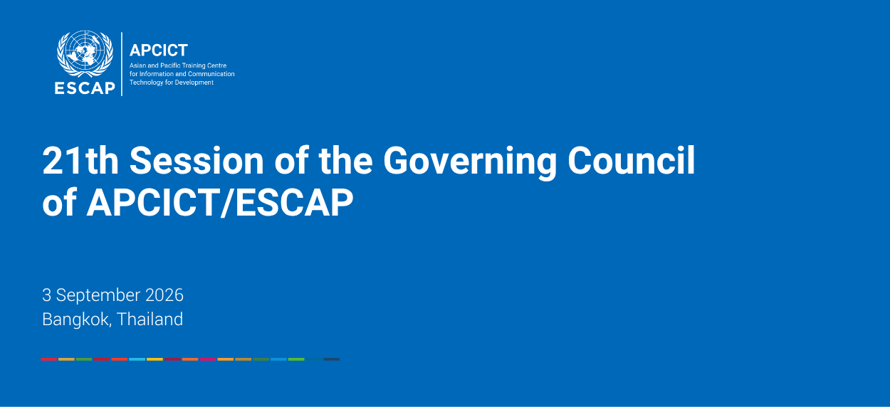 Twenty-first Session of the Governing Council of APCICT/ESCAP