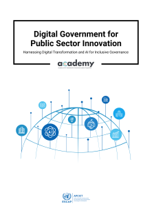 Poster for Digital government for public sector innovation : harnessing digital transformation and AI for inclusive governance